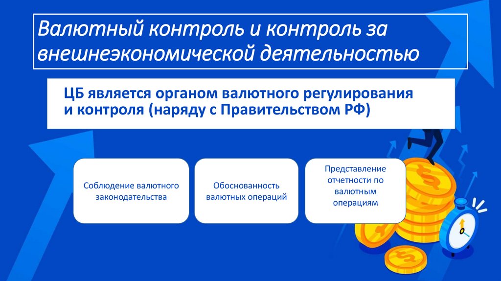 Валютный контроль и контроль за внешнеэкономической деятельностью