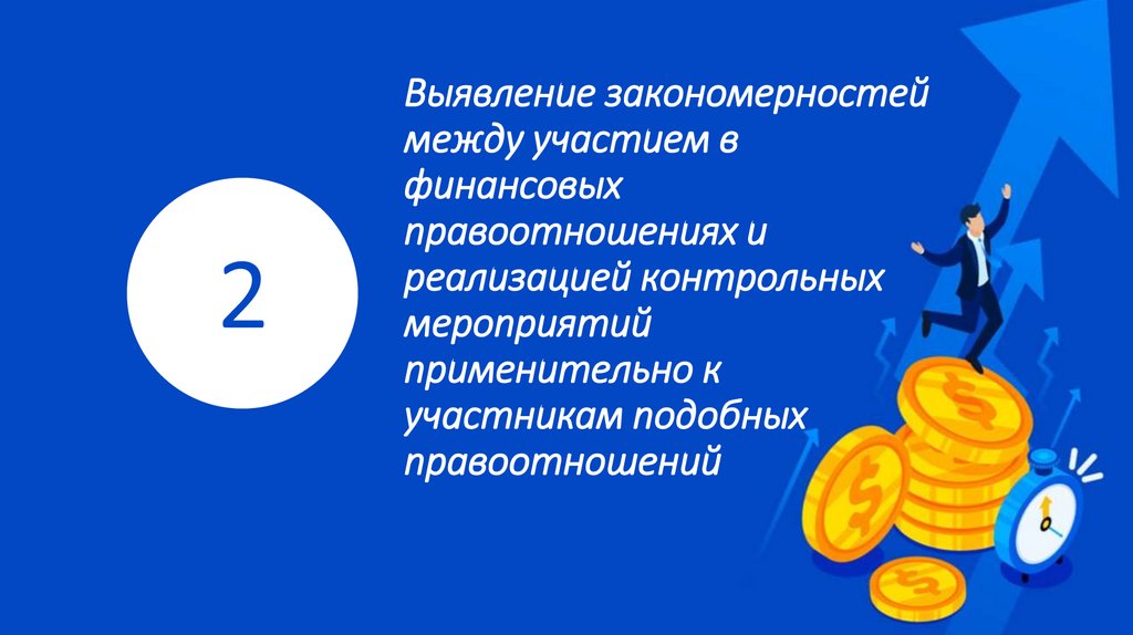 Выявление закономерностей между участием в финансовых правоотношениях и реализацией контрольных мероприятий применительно к