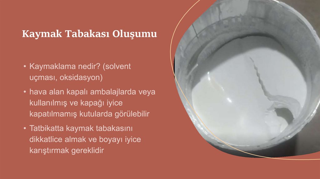 Kaymak Tabakası Oluşumu