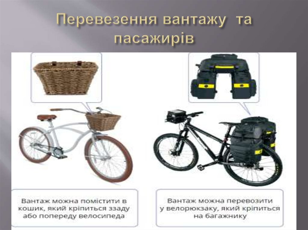 Перевезення вантажу та пасажирів