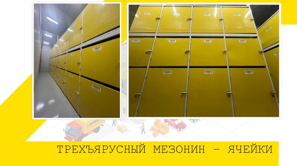 ТРЕХЪЯРУСНЫЙ МЕЗОНИН – ЯЧЕЙКИ