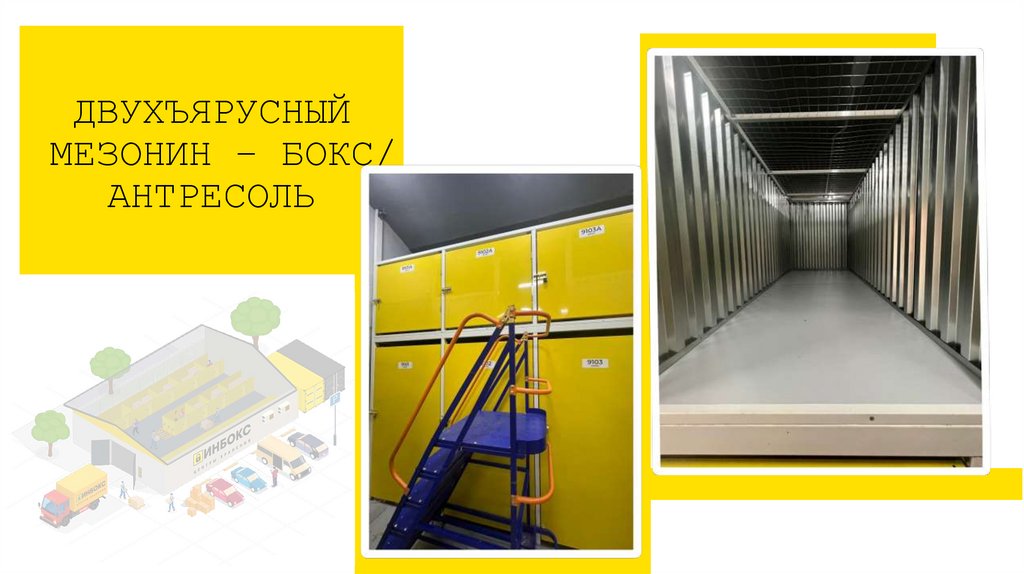 ДВУХЪЯРУСНЫЙ МЕЗОНИН – БОКС/ АНТРЕСОЛЬ