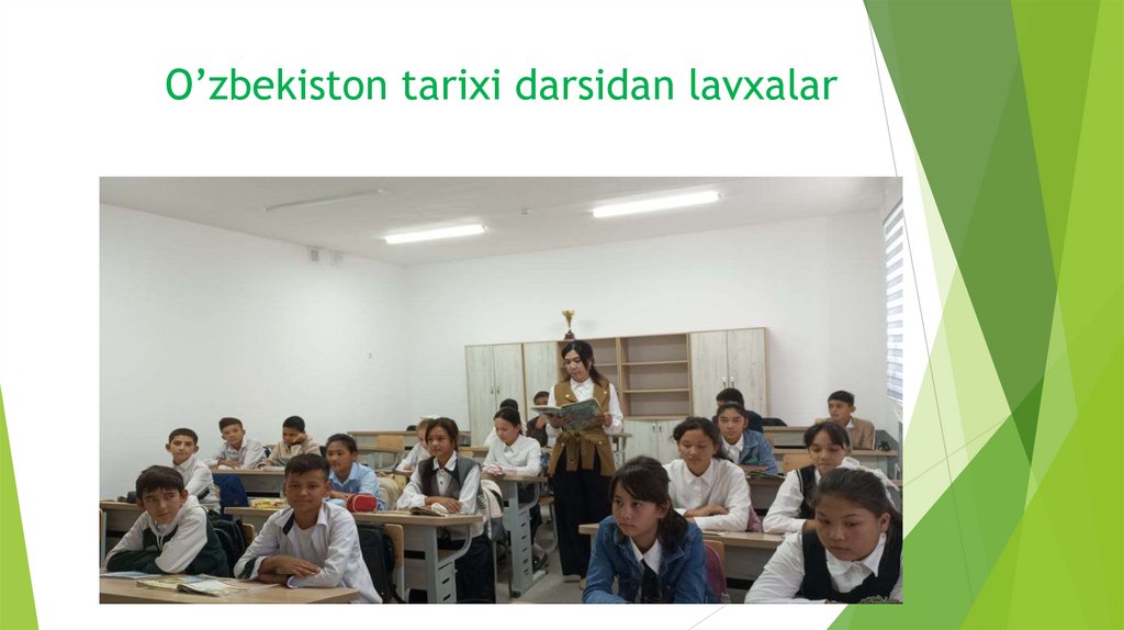 O’zbekiston tarixi darsidan lavxalar