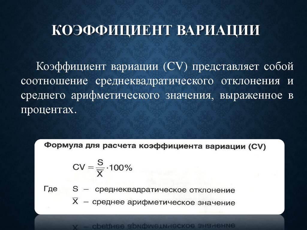 Коэффициент вариации