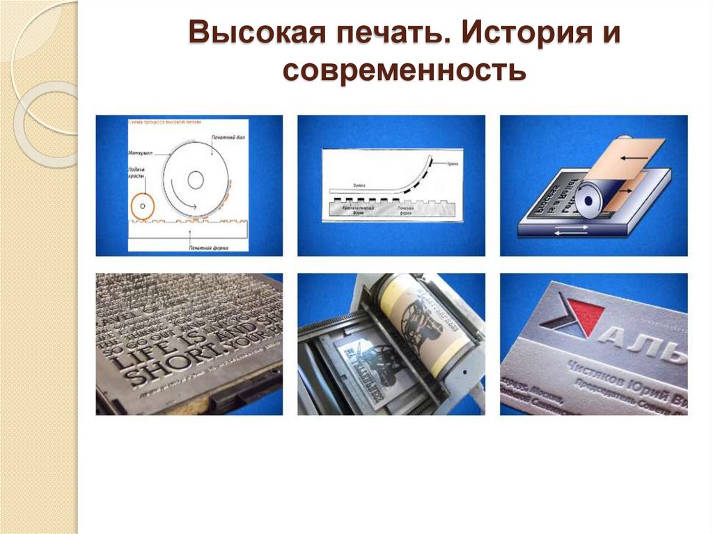 Высокая печать. История и современность