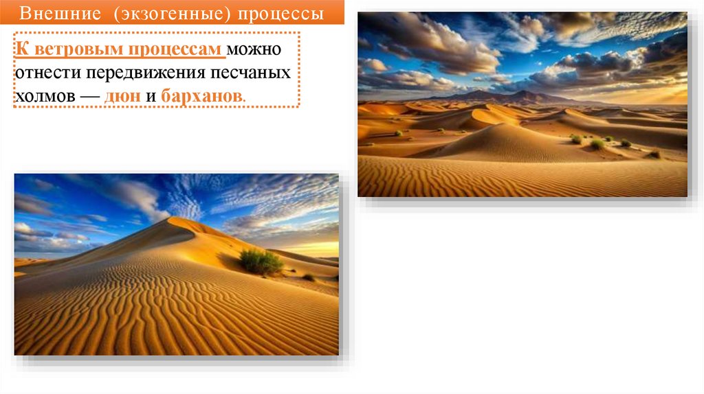 Внешние (экзогенные) процессы