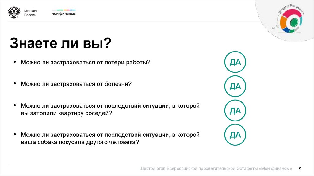Знаете ли вы?
