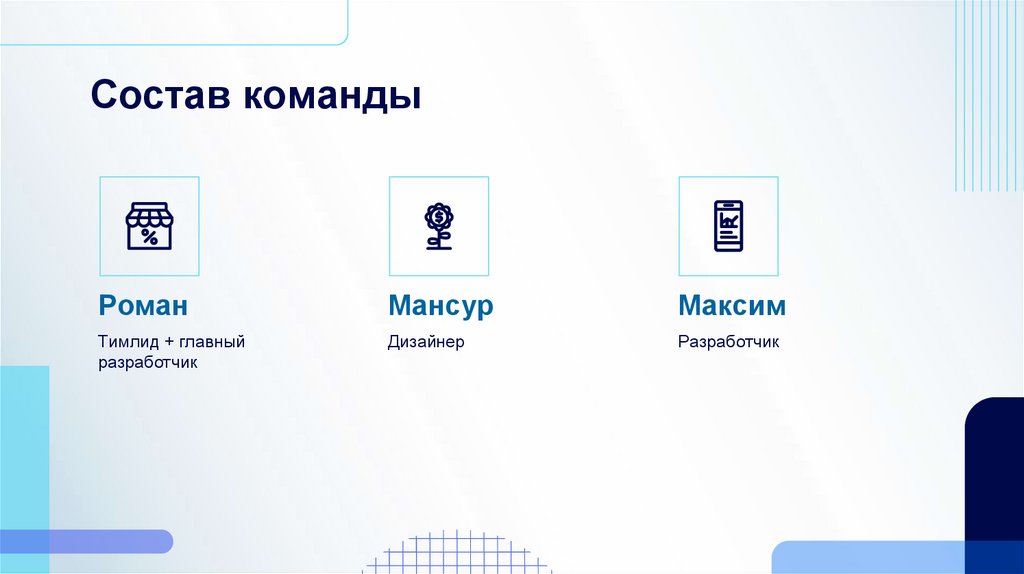 Состав команды