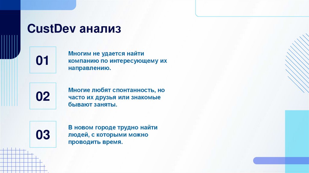 CustDev анализ