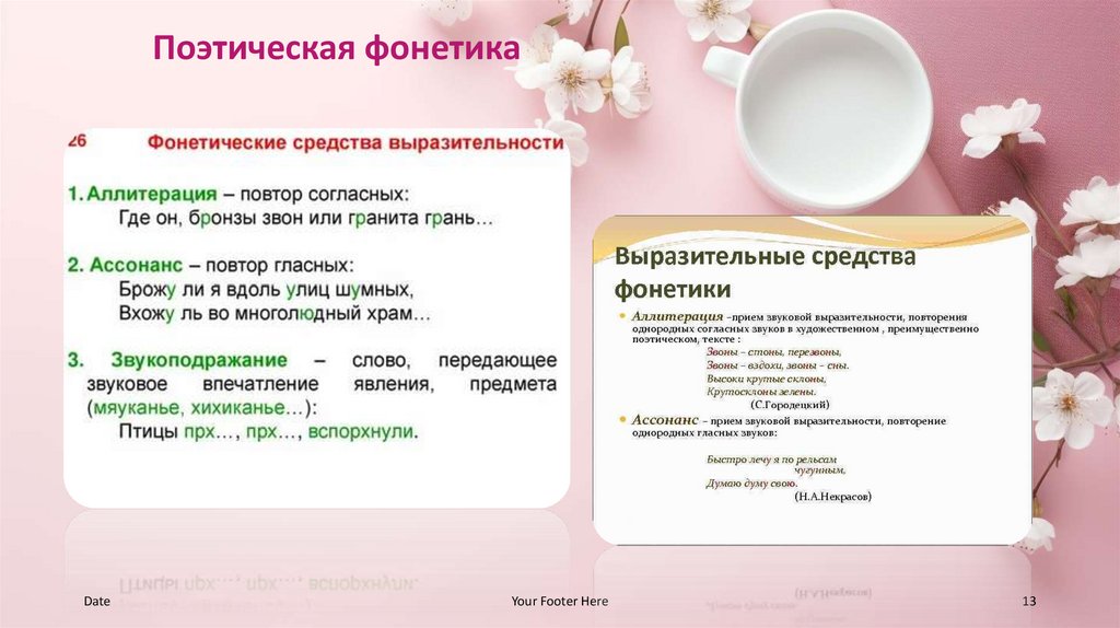 Поэтическая фонетика