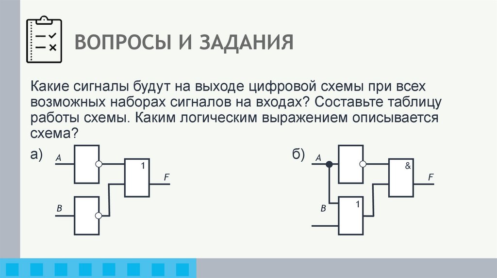 ВОПРОСЫ И ЗАДАНИЯ