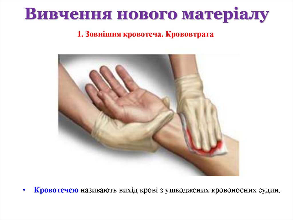 Вивчення нового матеріалу