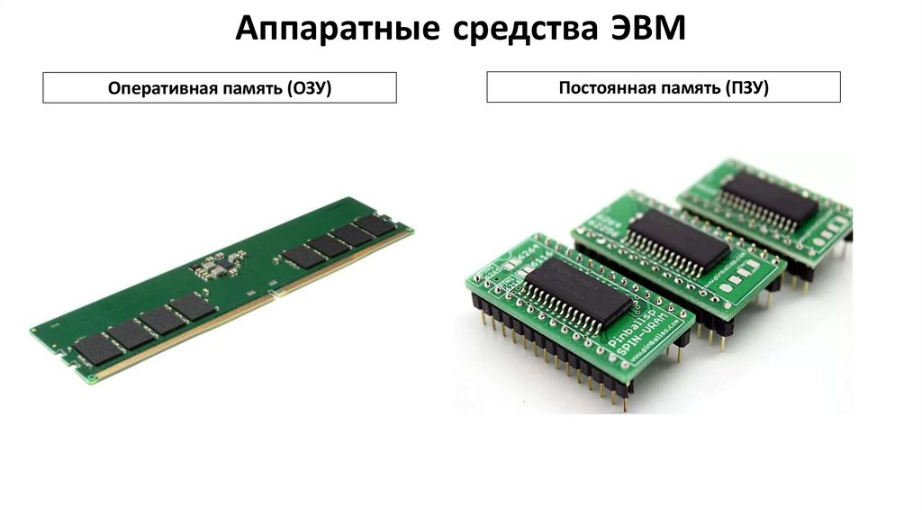 Аппаратные средства ЭВМ