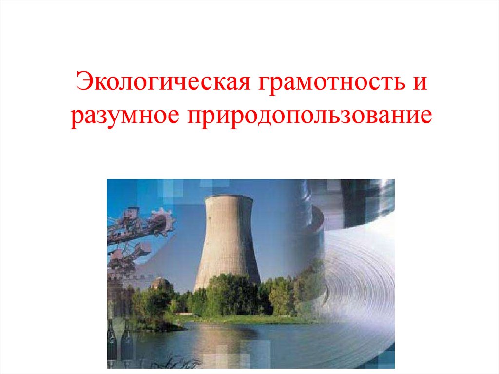 Экологическая грамотность и разумное природопользование