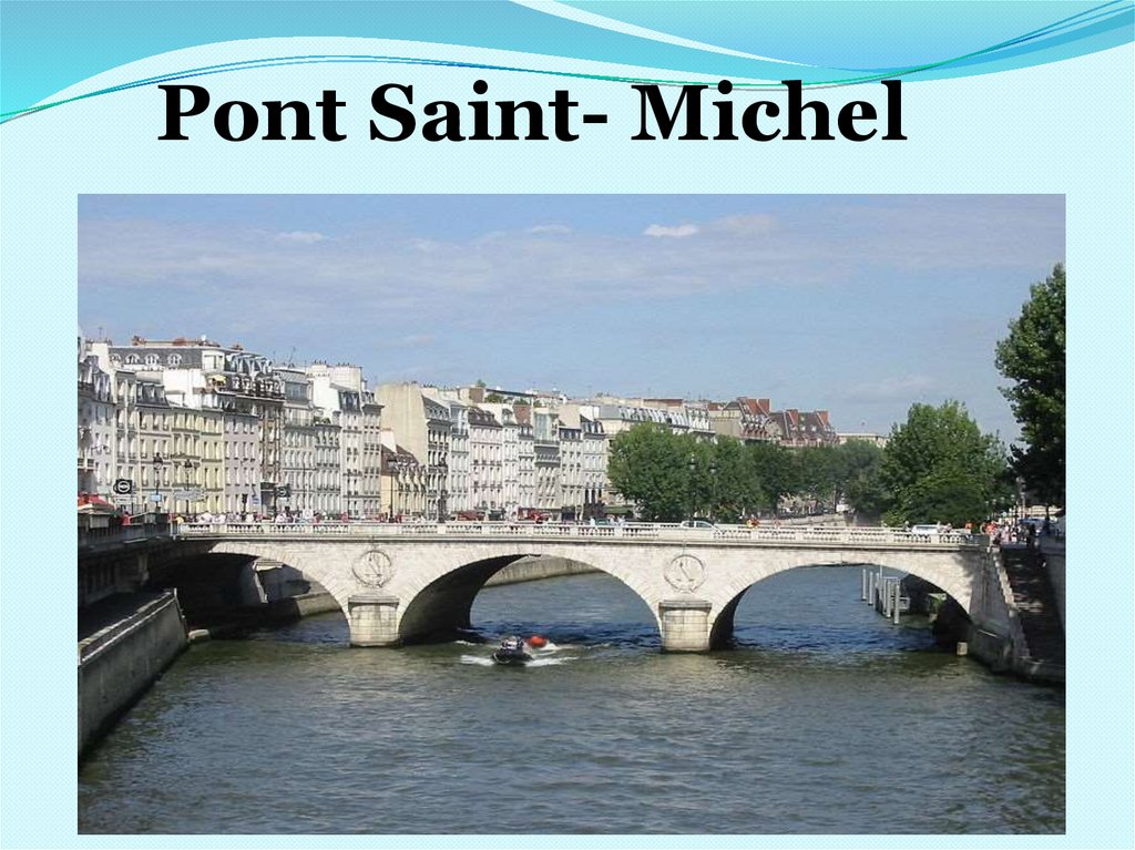 Pont Saint- Michel