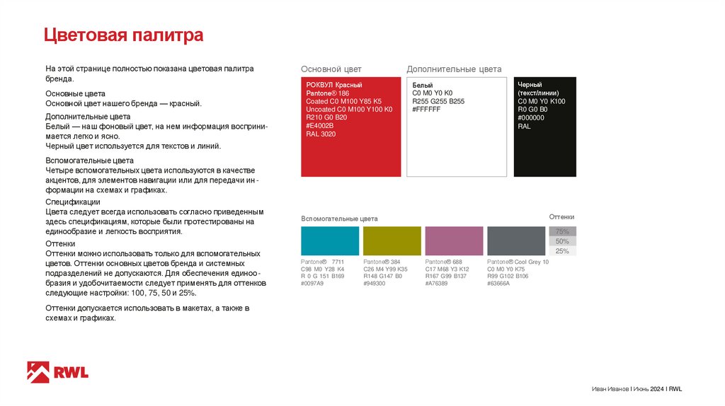 Цветовая палитра