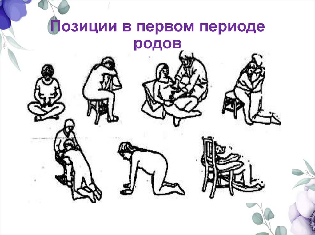Позиции в первом периоде родов
