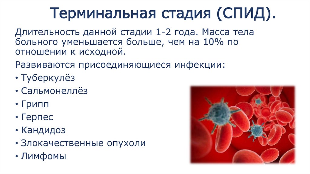 Терминальная стадия (СПИД).