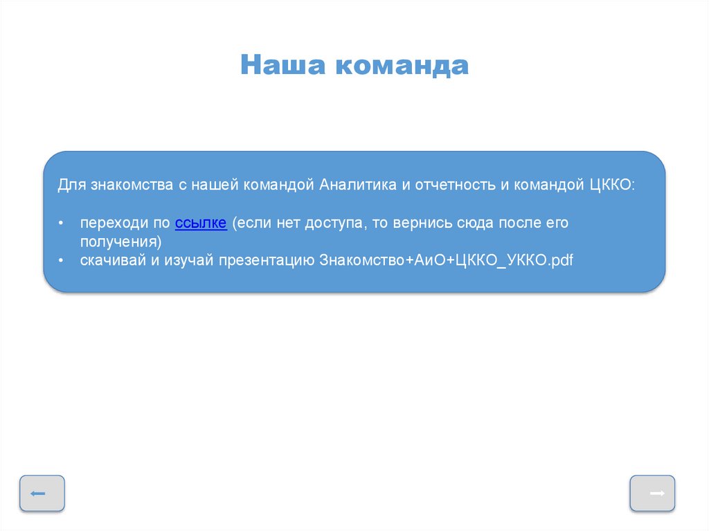 Наша команда