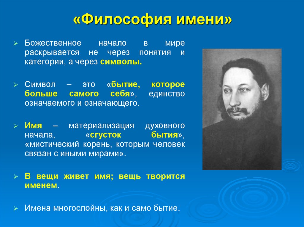«Философия имени»