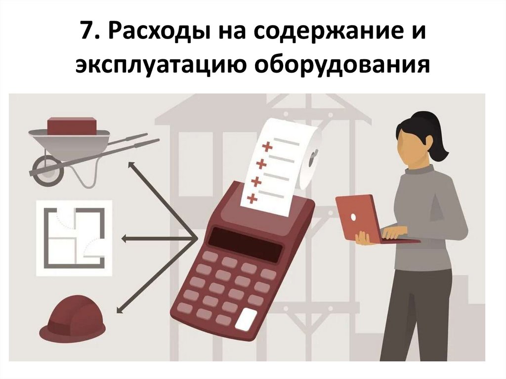 7. Расходы на содержание и эксплуатацию оборудования