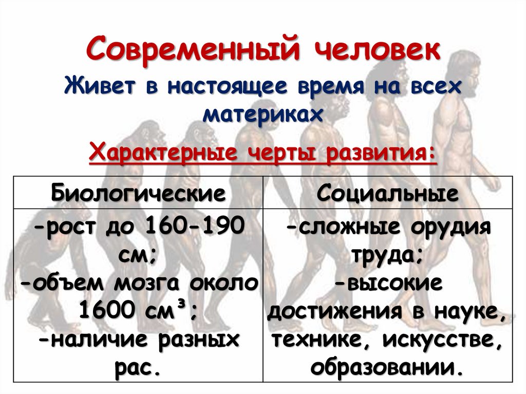 Современный человек