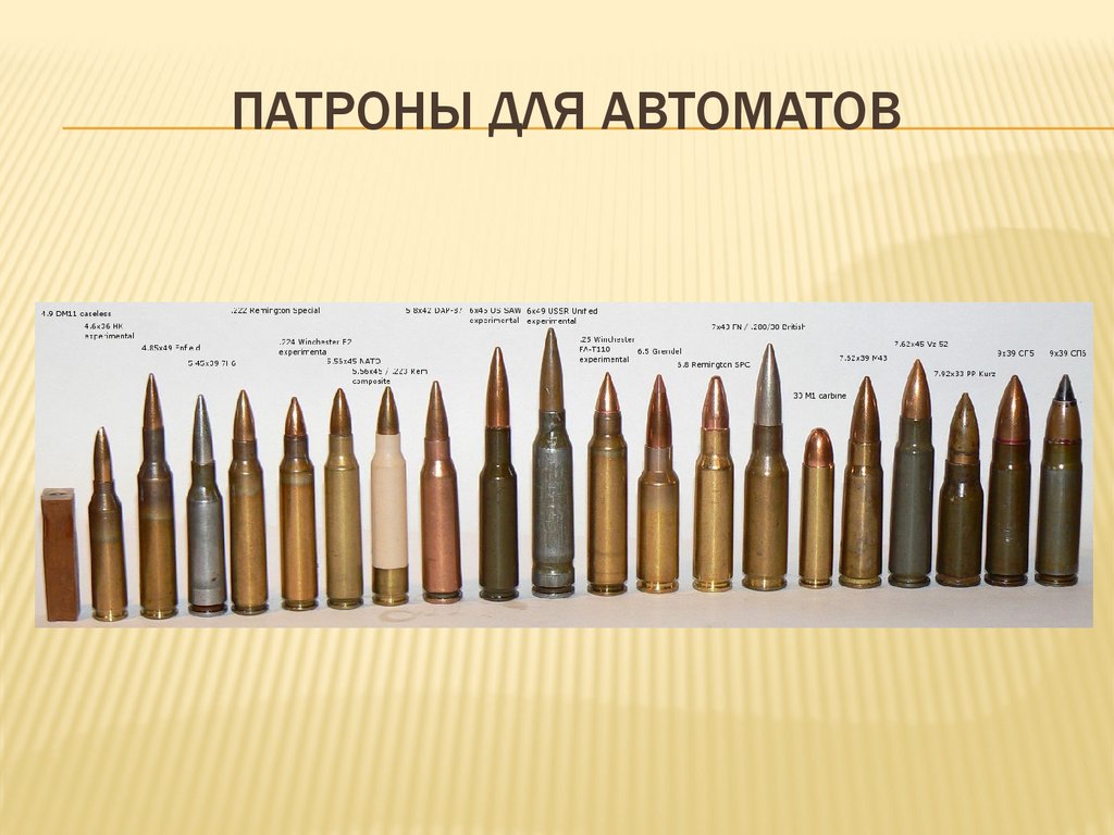 Патроны для автоматов