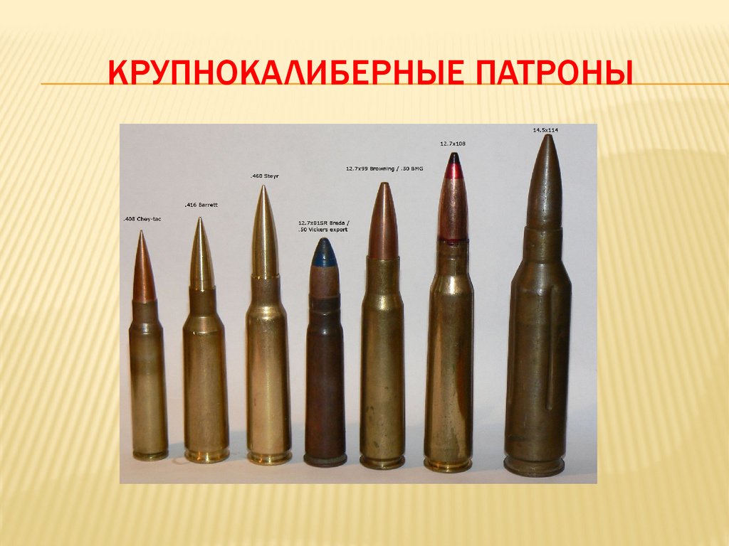 Крупнокалиберные патроны