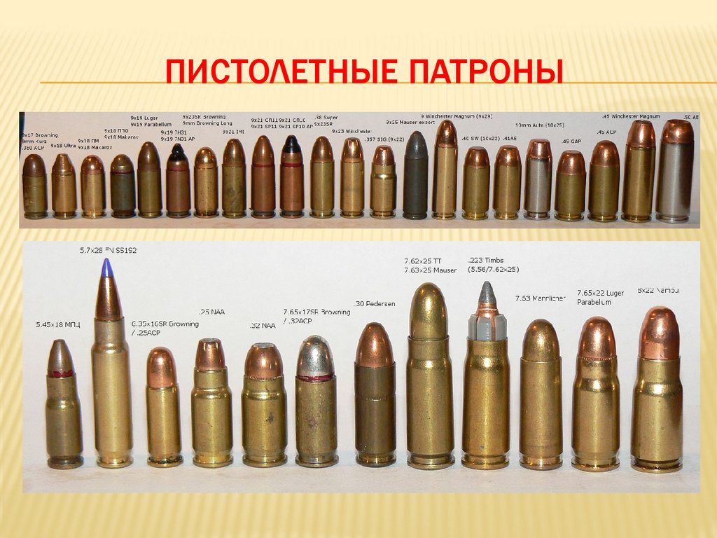 Пистолетные патроны