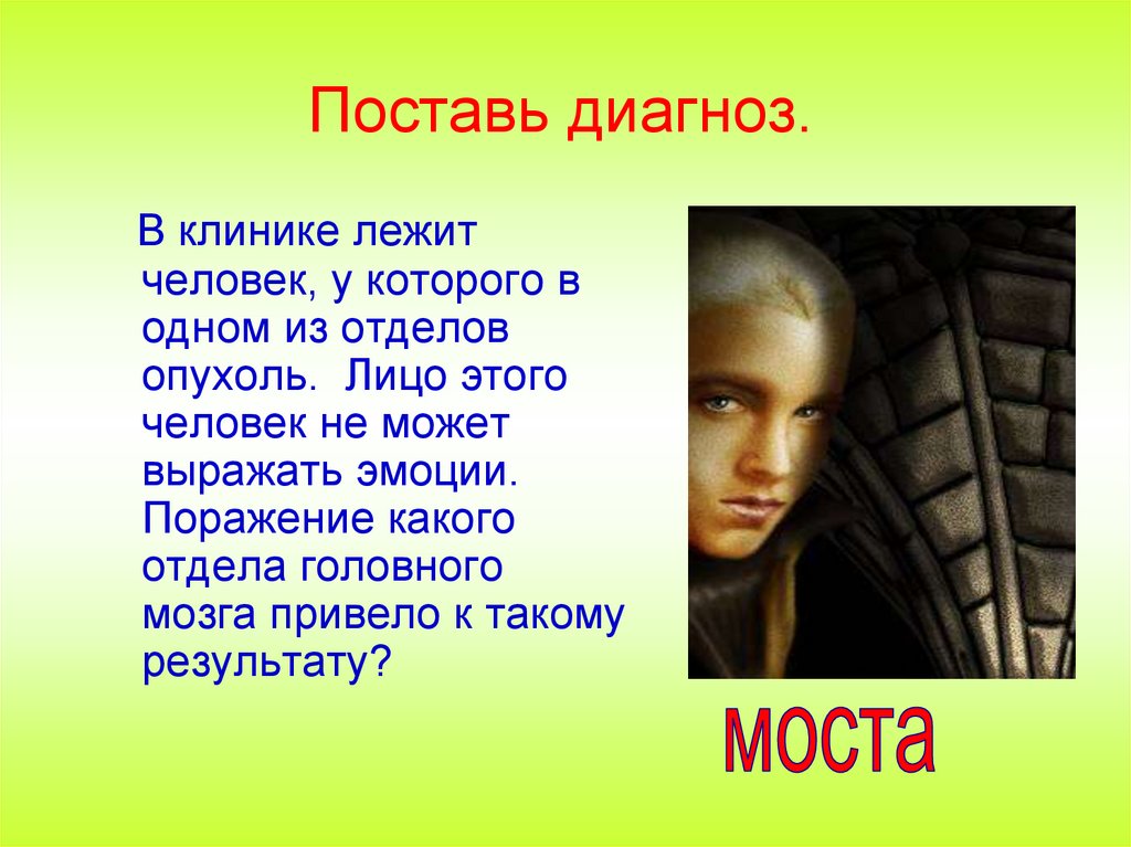 Поставь диагноз.