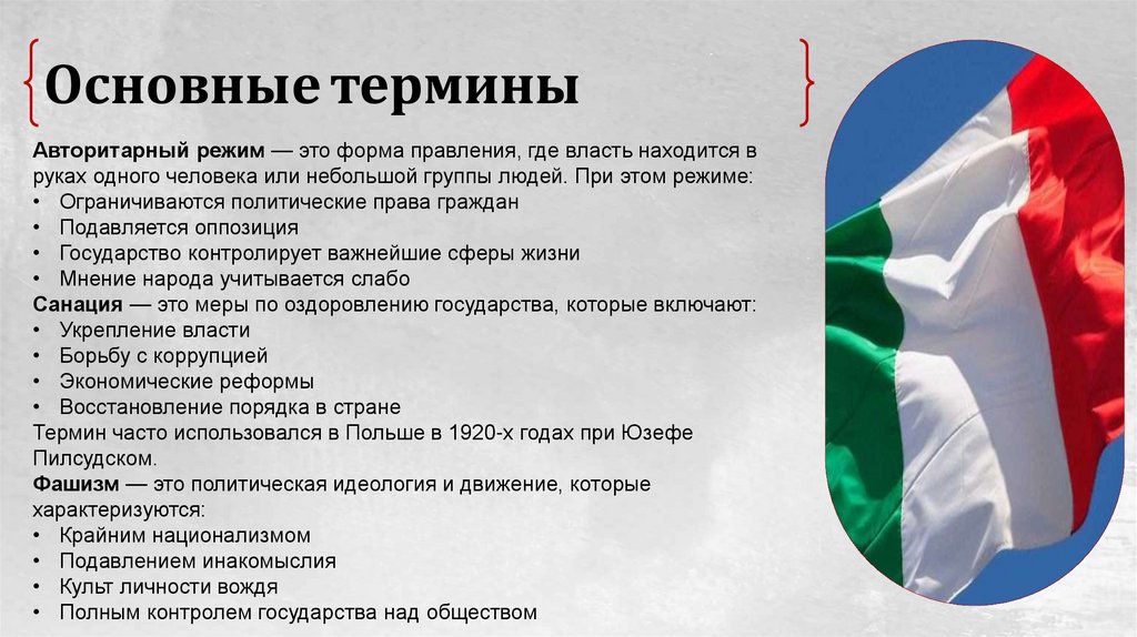 Основные термины