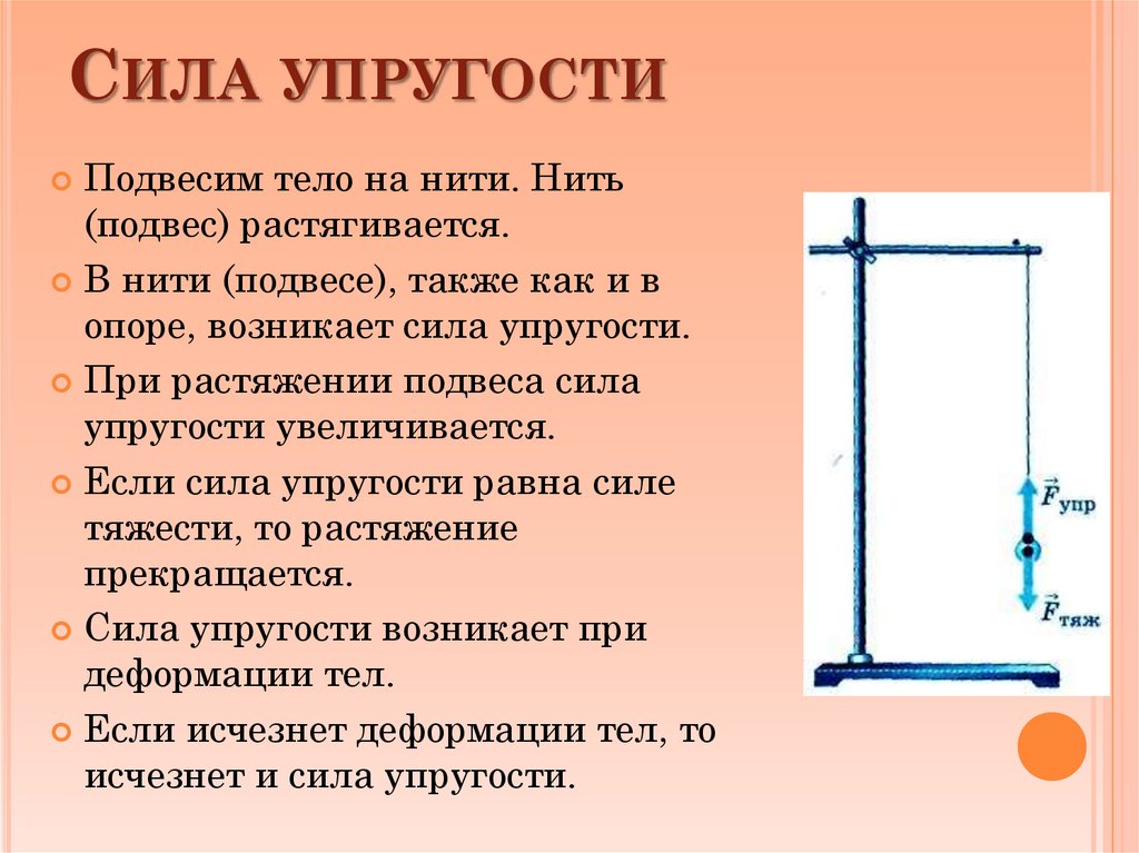 Сила упругости