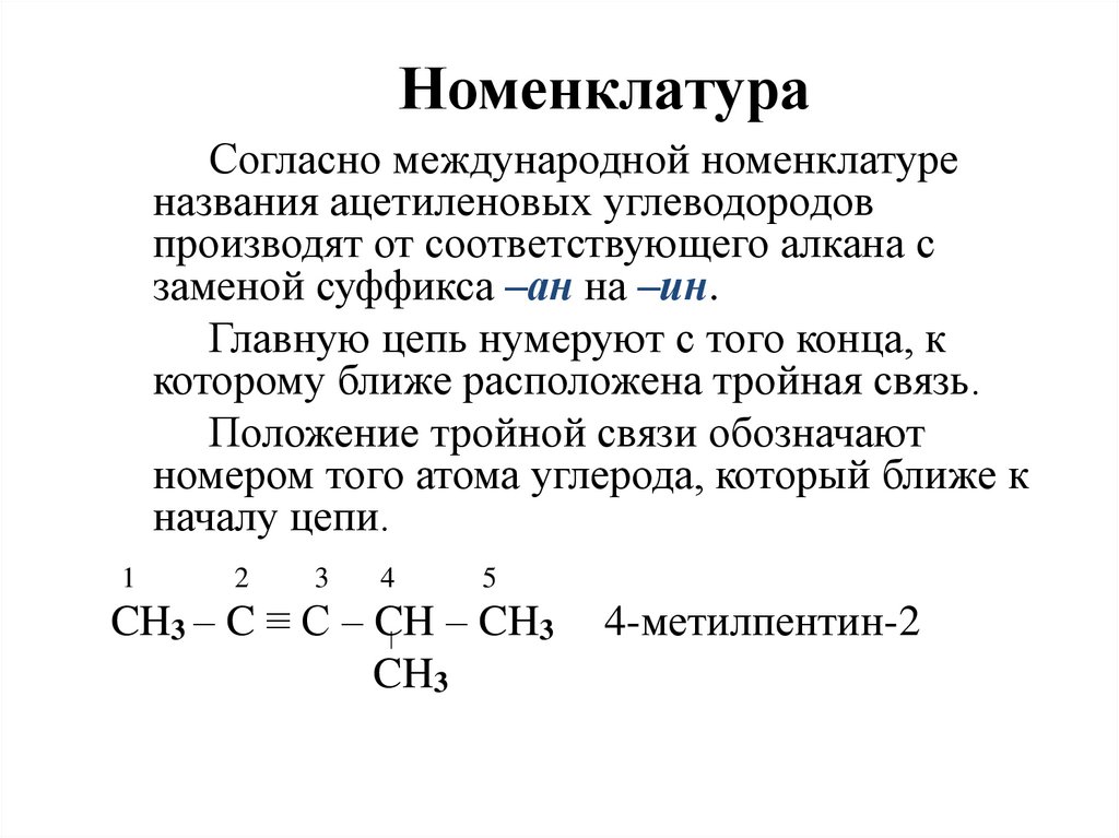 Номенклатура