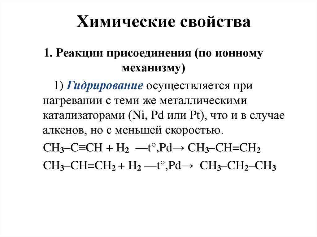 Химические свойства