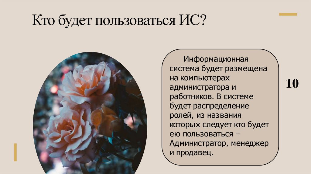 Кто будет пользоваться ИС?