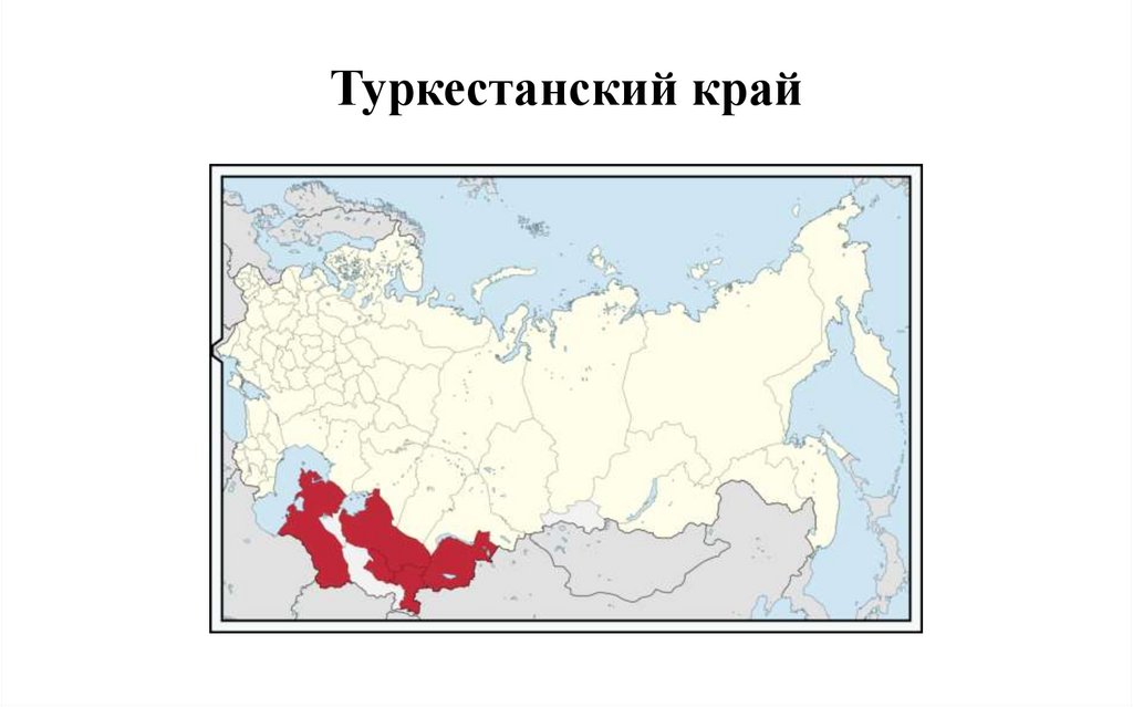 Туркестанский край
