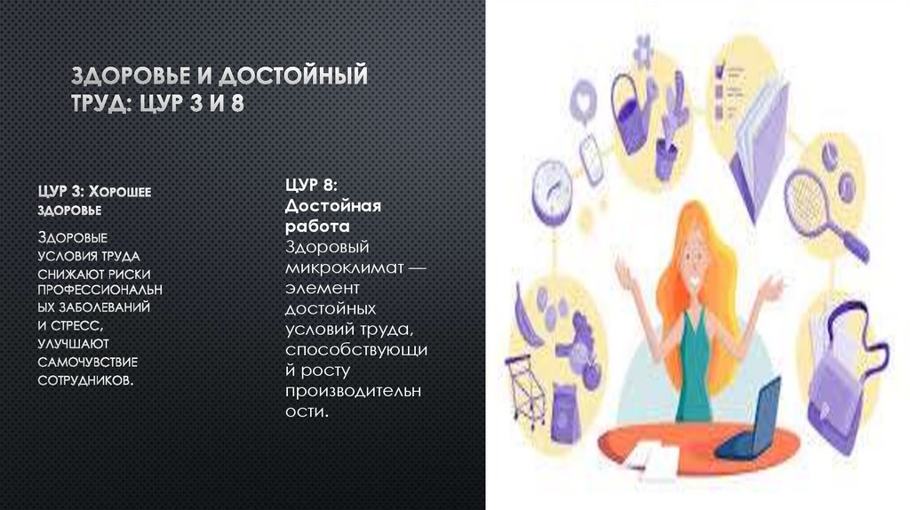 Здоровье и достойный труд: ЦУР 3 и 8