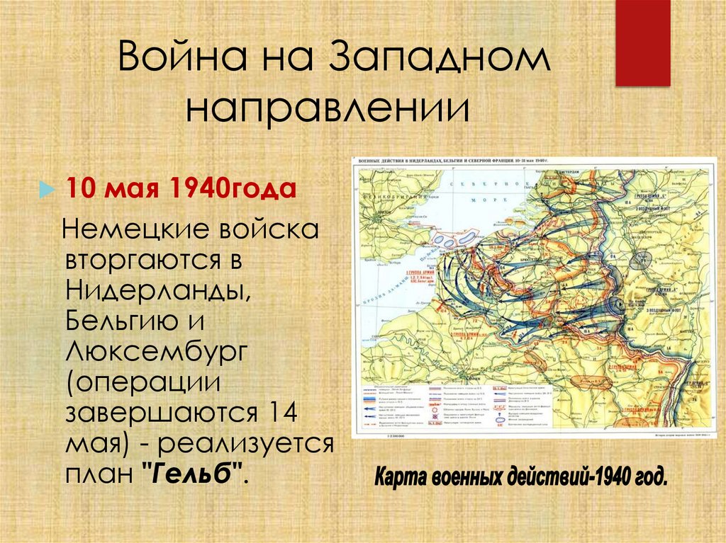 Война на Западном направлении