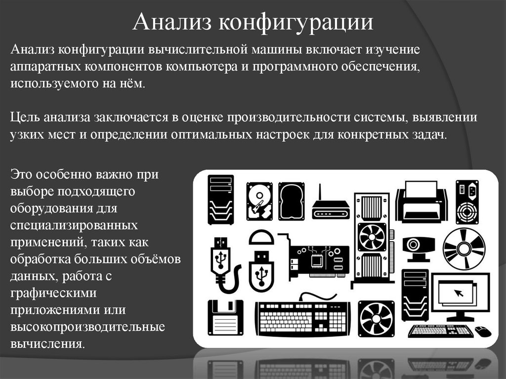 Анализ конфигурации