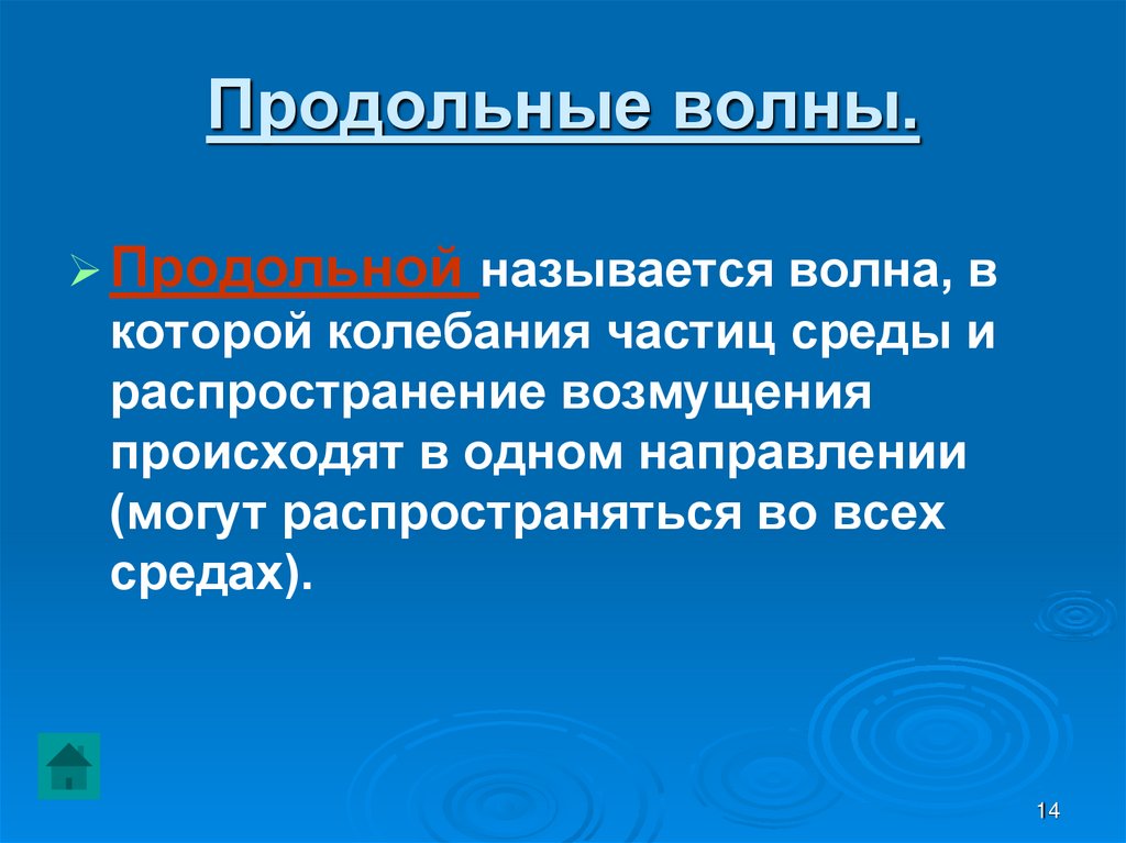 Продольные волны.