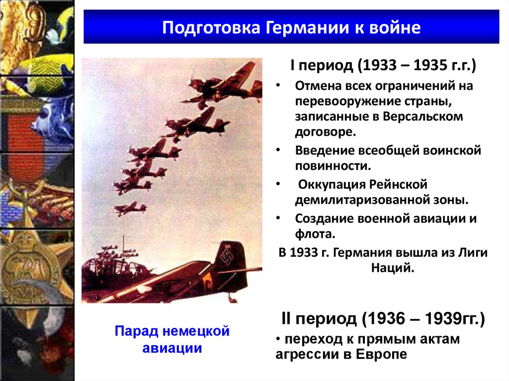 Подготовка Германии к войне