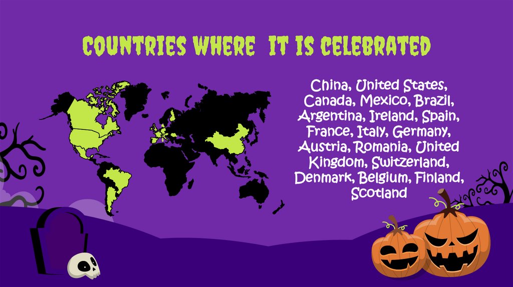 Countries where it is celebrated