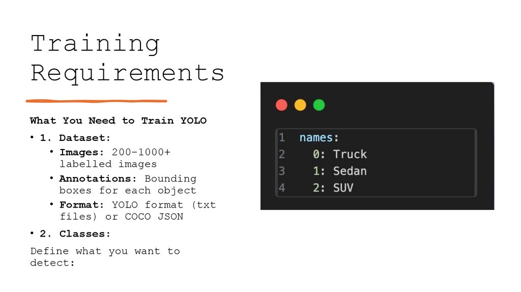 Training Requirements