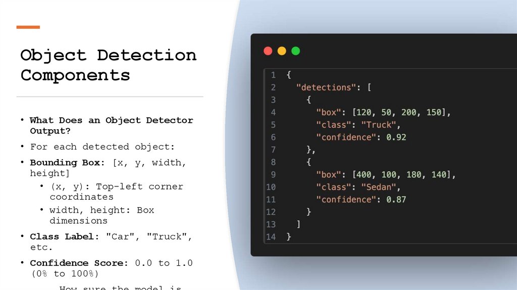 Object Detection Components