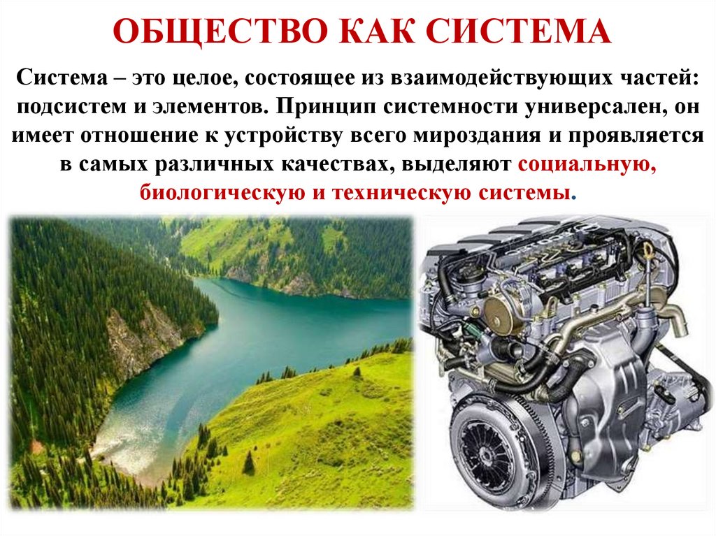 ОБЩЕСТВО КАК СИСТЕМА