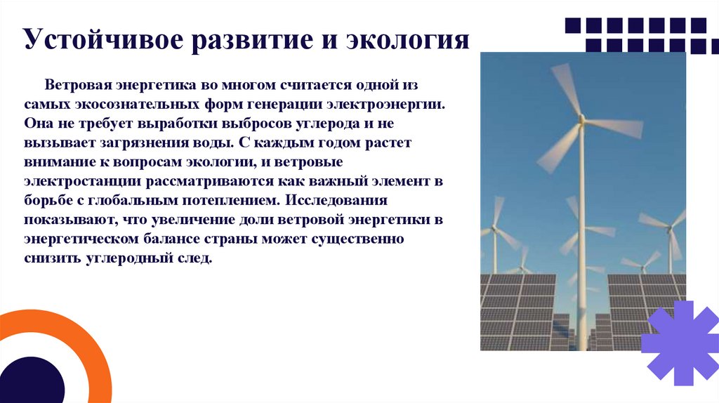 Устойчивое развитие и экология