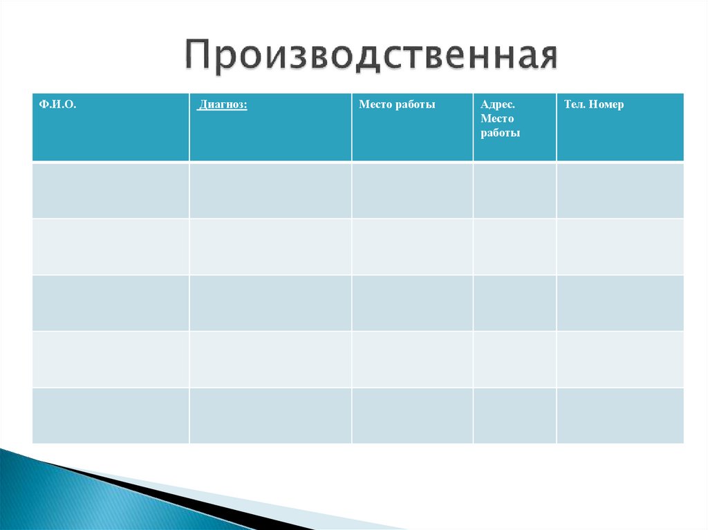 Производственная