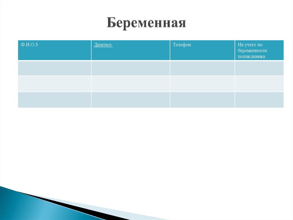 Беременная