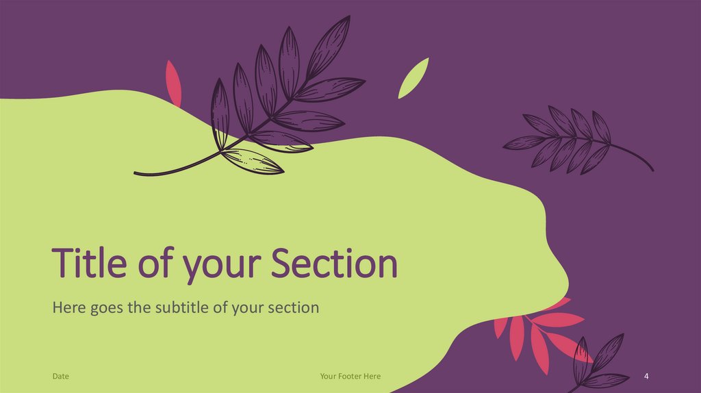 Title of your Section