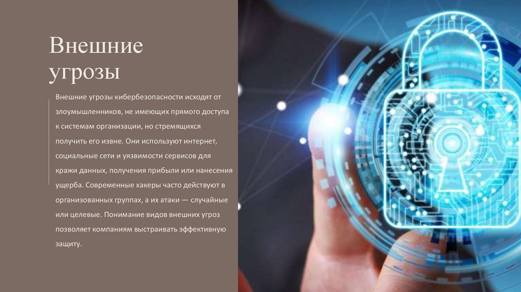 Внешние угрозы